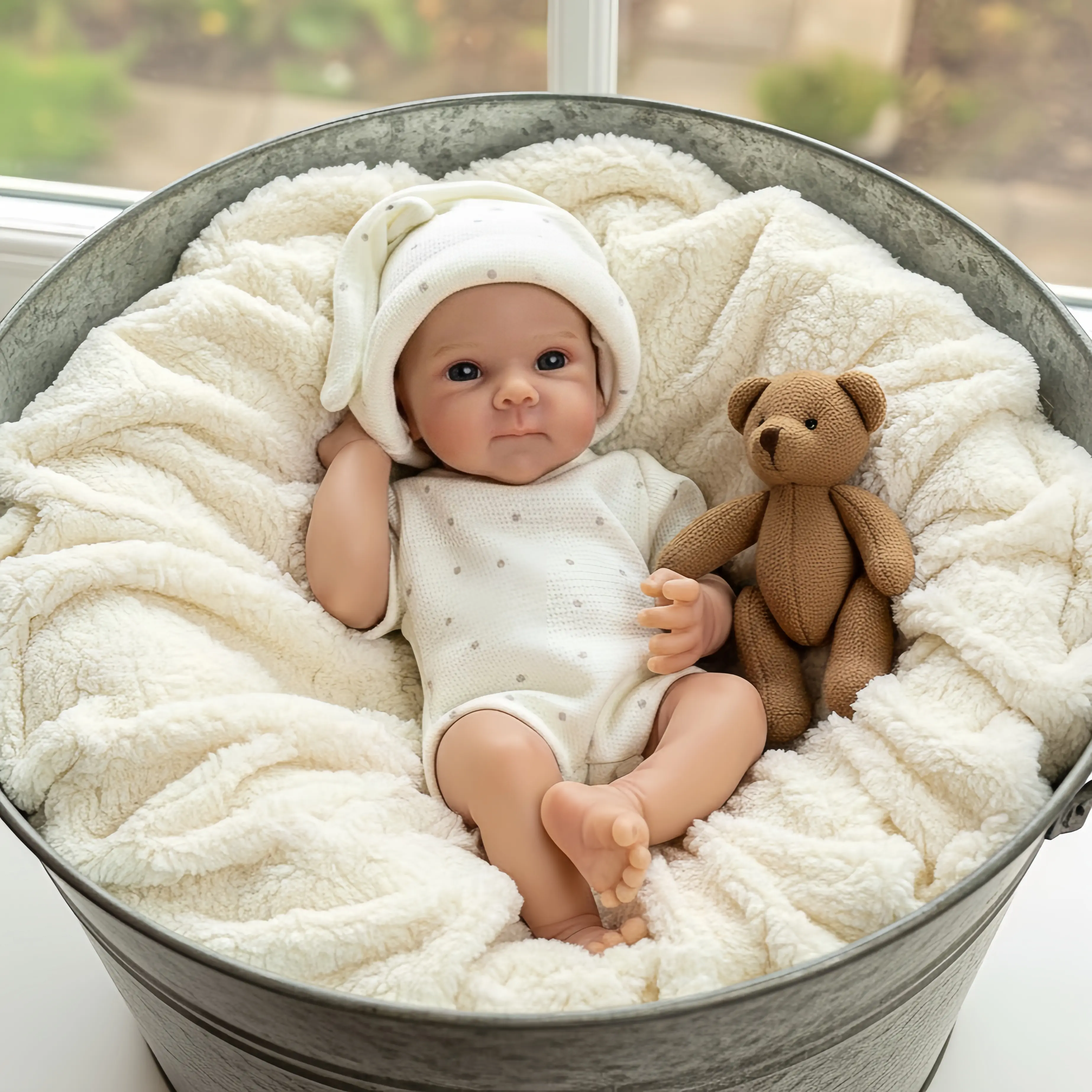 Full Body Silikone Newborn Dukke