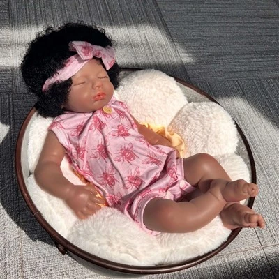 Sort Reborn Dolls Silikone